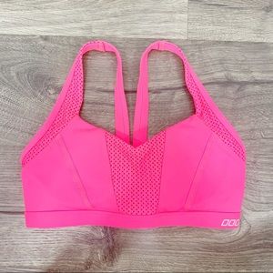 Lorna Jane Active Pink Padded Sports Bra Medium